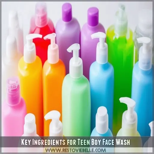 Key Ingredients for Teen Boy Face Wash