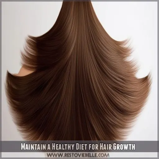 Maintain a Healthy Diet for Hair Growth