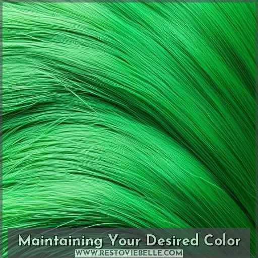 Maintaining Your Desired Color
