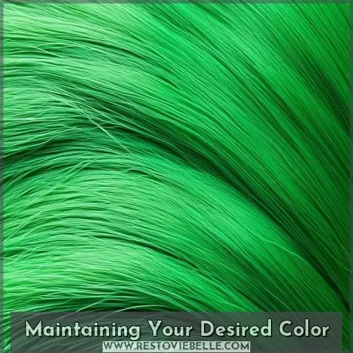 Maintaining Your Desired Color