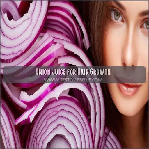 Onion Juice for Hair Growth