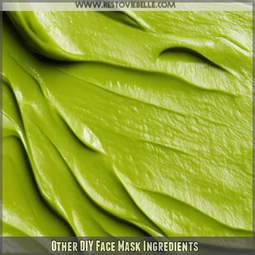 Other DIY Face Mask Ingredients