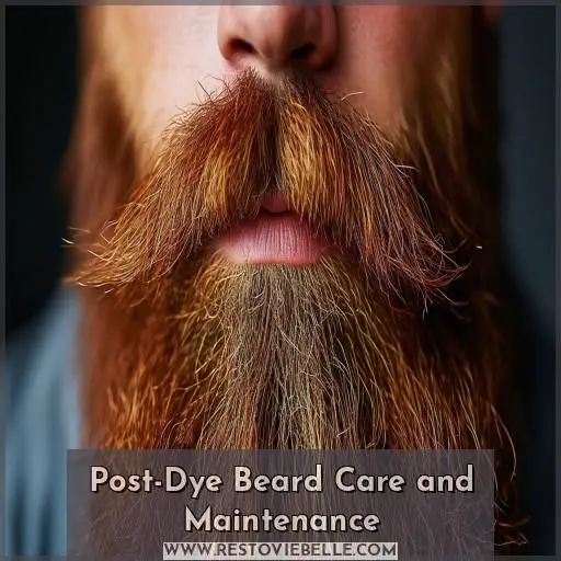 Post-Dye Beard Care and Maintenance