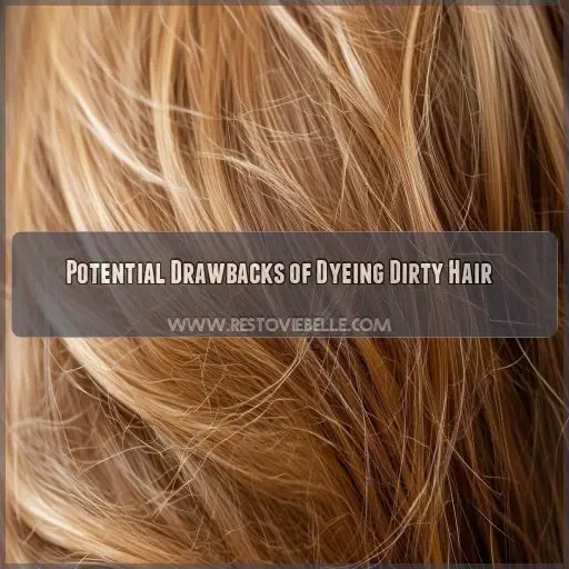 Potential Drawbacks of Dyeing Dirty Hair
