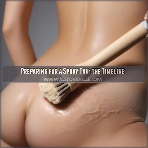 Preparing for a Spray Tan: the Timeline