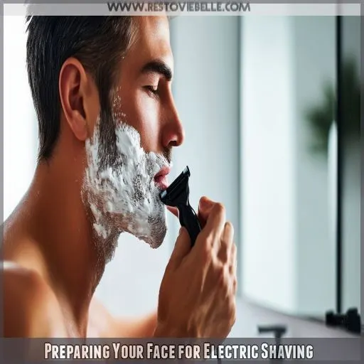 Preparing Your Face for Electric Shaving