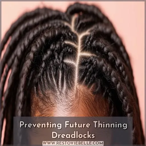 Preventing Future Thinning Dreadlocks