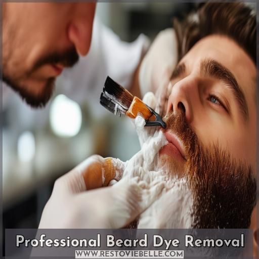 Professional Beard Dye Removal