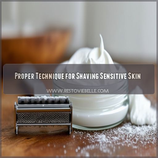 Proper Technique for Shaving Sensitive Skin