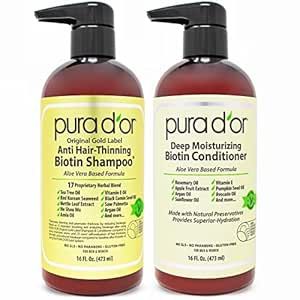 PURA D'OR Anti-Thinning Biotin Shampoo