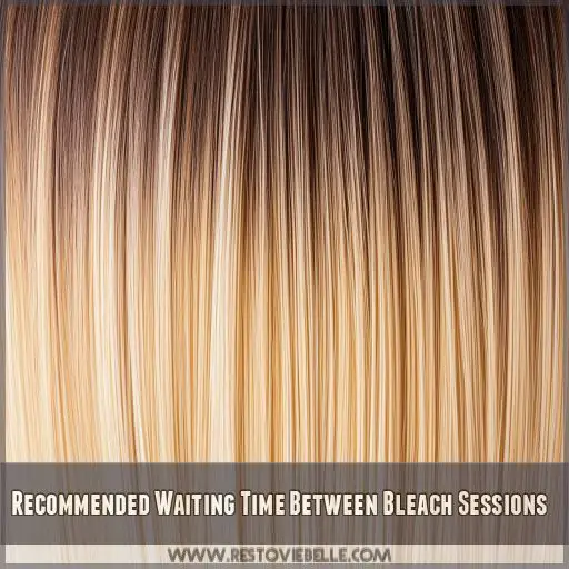 Recommended Waiting Time Between Bleach Sessions