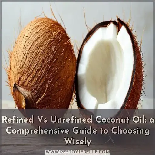 refined vs unrefined coconut oil