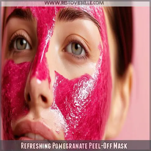 Refreshing Pomegranate Peel-Off Mask