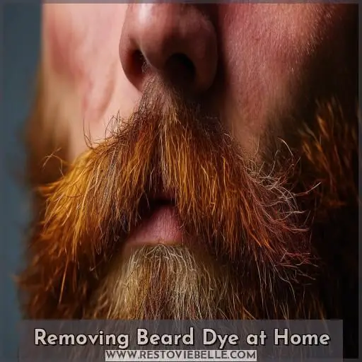 Removing Beard Dye at Home