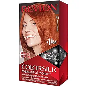 Revlon Colorsilk Haircolor, Bright Auburn,