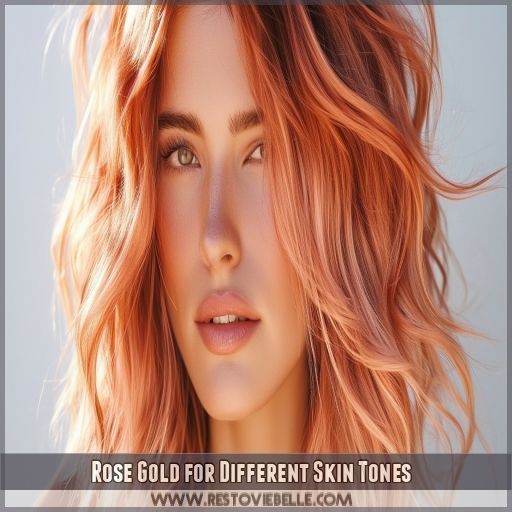 Rose Gold for Different Skin Tones