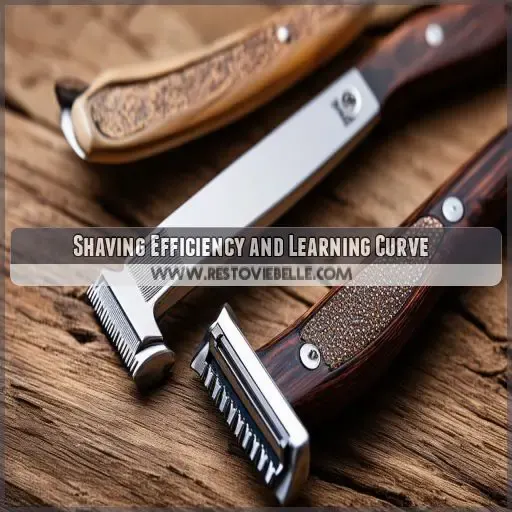 Shaving Efficiency and Learning Curve