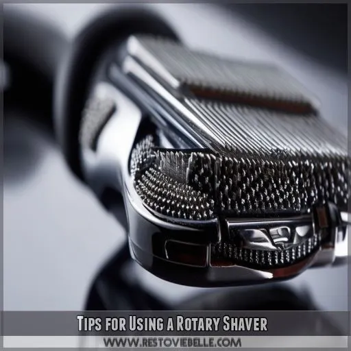 Tips for Using a Rotary Shaver