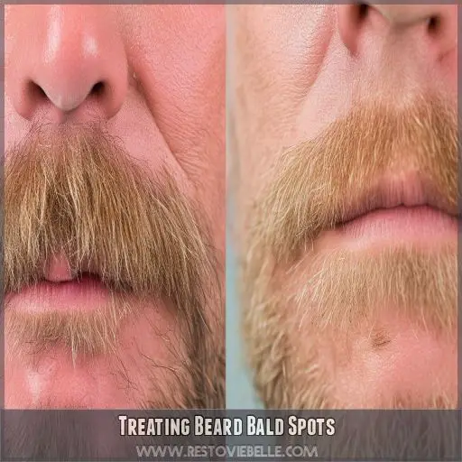 Treating Beard Bald Spots