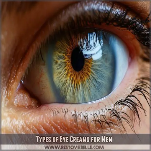 Types of Eye Creams for Men