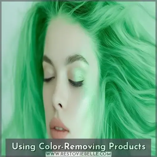 Using Color-Removing Products