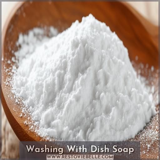 Washing With Dish Soap