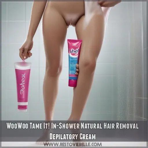 WooWoo Tame It! In-Shower Natural Hair Removal Depilatory Cream