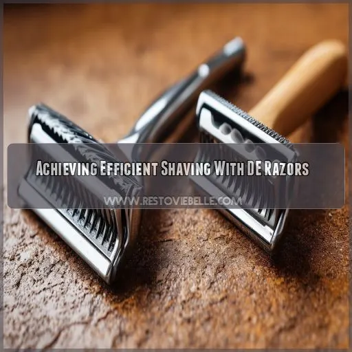 Achieving Efficient Shaving With DE Razors