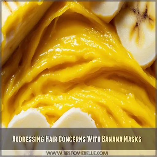 Addressing Hair Concerns With Banana Masks