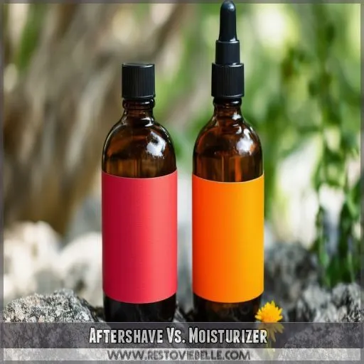 Aftershave Vs. Moisturizer