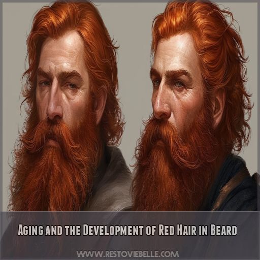 Aging and the Development of Red Hair in Beard