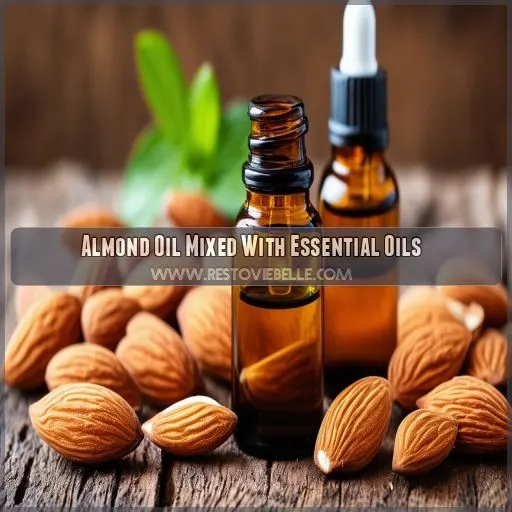 Almond Oil Mixed With Essential Oils