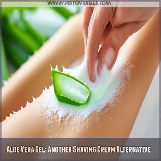 Aloe Vera Gel: Another Shaving Cream Alternative