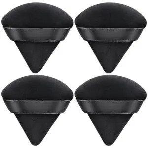 AMMON 4 Pieces Powder Puff,Triangle