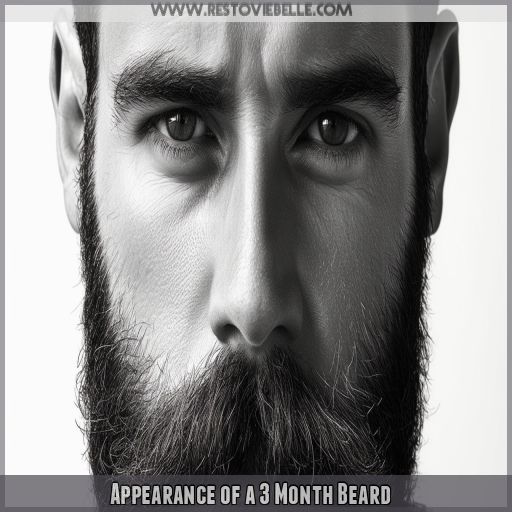 Appearance of a 3 Month Beard