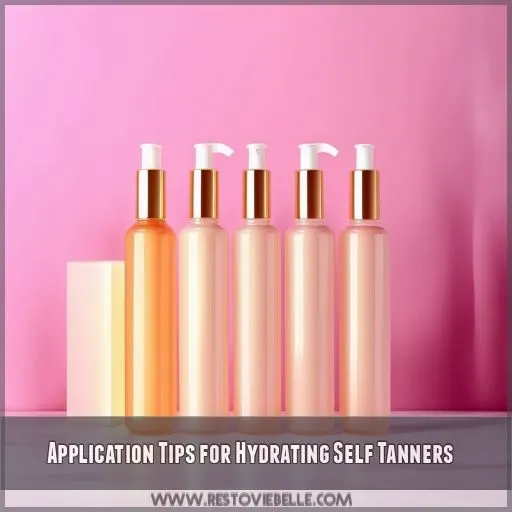 Application Tips for Hydrating Self Tanners