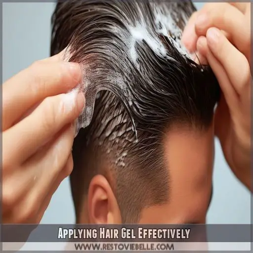 Applying Hair Gel Effectively