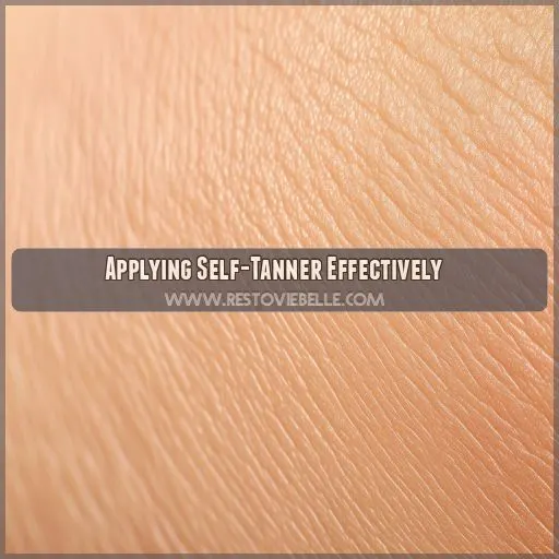 Applying Self-Tanner Effectively