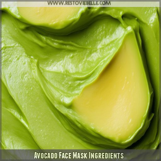 Avocado Face Mask Ingredients