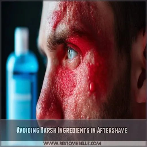 Avoiding Harsh Ingredients in Aftershave