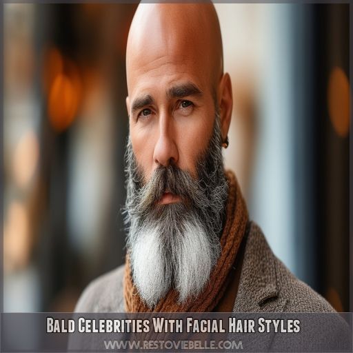 Bald Celebrities With Facial Hair Styles