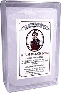 Barbero Alum Block in Plastic
