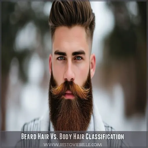 Beard Hair Vs. Body Hair Classification