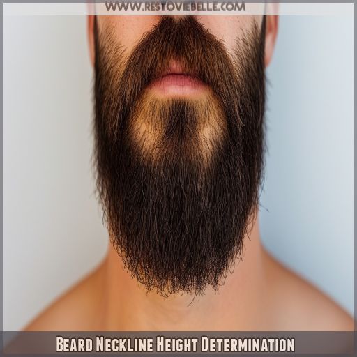 Beard Neckline Height Determination