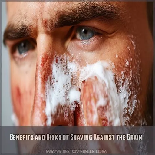 Benefits and Risks of Shaving Against the Grain