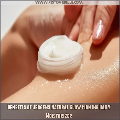 Benefits of Jergens Natural Glow Firming Daily Moisturizer