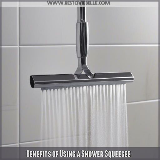 Benefits of Using a Shower Squeegee