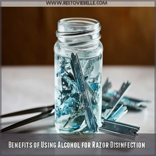 Benefits of Using Alcohol for Razor Disinfection