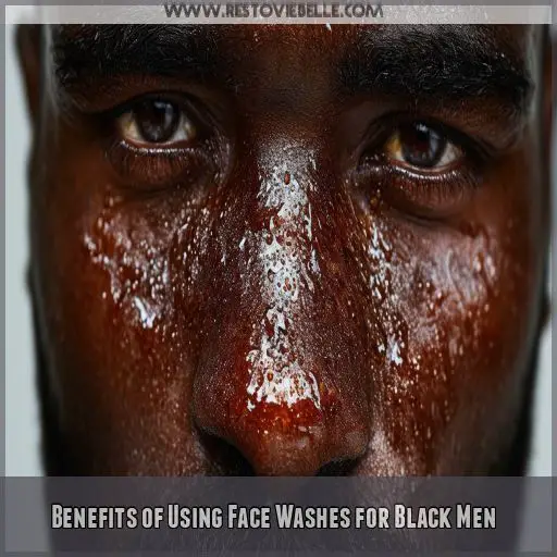 Benefits of Using Face Washes for Black Men