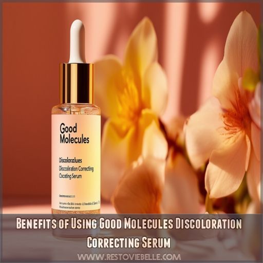 Benefits of Using Good Molecules Discoloration Correcting Serum